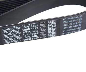 2 389 р. Ремень приводной поликлиновой 10PK1487HD DAYCO DAYCO 10pk1487hd  с доставкой в г. Майкоп. Увеличить фотографию 2