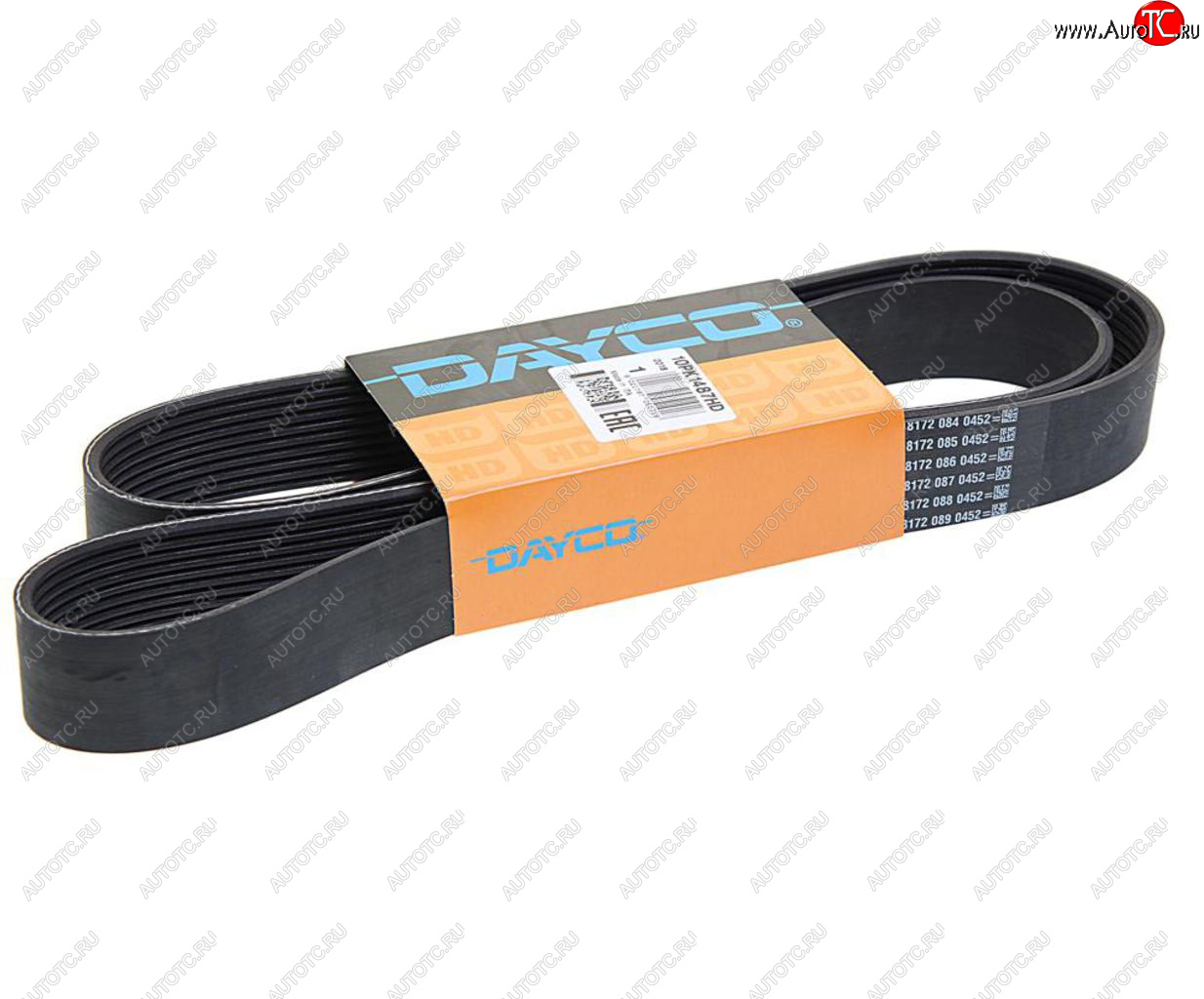 2 389 р. Ремень приводной поликлиновой 10PK1487HD DAYCO DAYCO 10pk1487hd  с доставкой в г. Майкоп