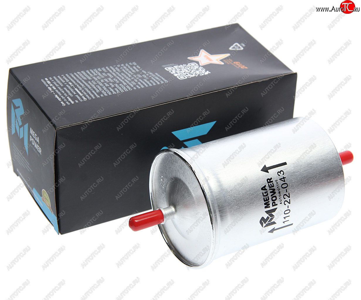 245 р. Фильтр топливный VW AUDI SEAT SKODA MEGAPOWER MEGAPOWER 110-22-043  с доставкой в г. Майкоп