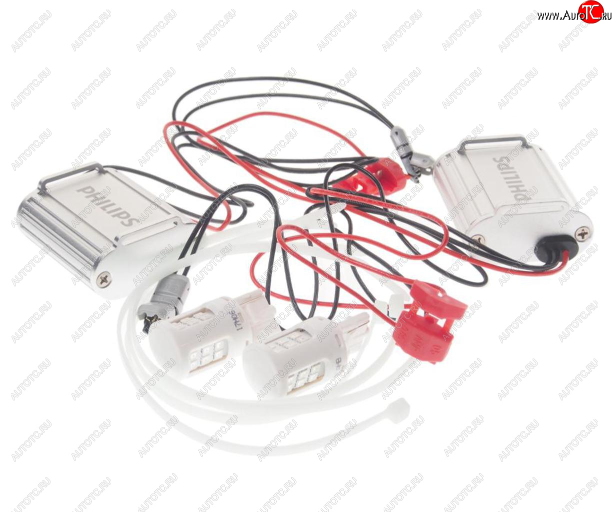 2 799 р. Лампа светодиодная 12V WY21W W3-16q бесцокольная желтая (2шт.) с обманкой CANbus PHILIPS PHILIPS 11065ulax2  с доставкой в г. Майкоп
