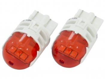 1 699 р. Лампа светодиодная 12V W21/5W W3х16q 80/16Лм (2шт.) Led Amber Ultinon Pro6000 PHILIPS PHILIPS 11066au60x2 PHILIPS 11066au60x2  с доставкой в г. Майкоп. Увеличить фотографию 1