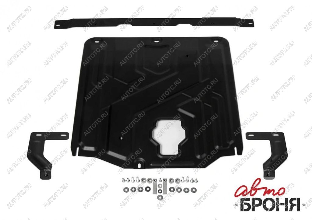 5 499 р. Защита картера и КПП HYUNDAI Elantra (16-) KIA Ceed (18-) (1.41.6) (с крепежом) АВТОБРОНЯ АВТОБРОНЯ 111.02382.1  с доставкой в г. Майкоп