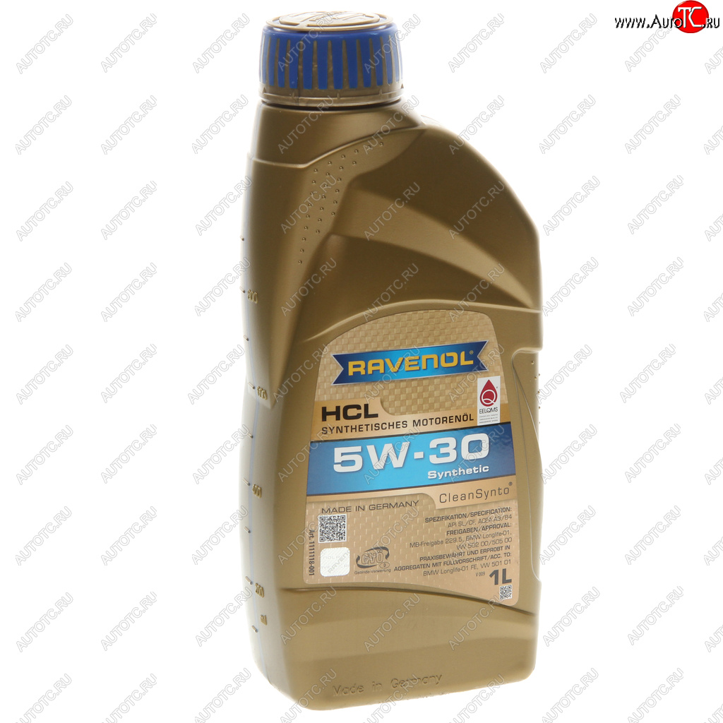 1 699 р. Масло моторное HCL 5W30 синт.1л RAVENOL RAVENOL 1111118-001  с доставкой в г. Майкоп