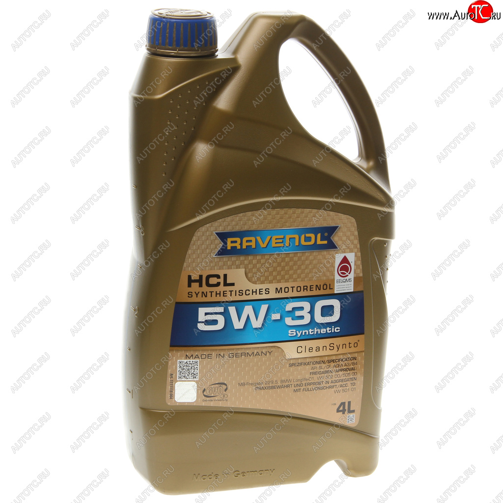 6 099 р. Масло моторное HCL 5W30 синт.4л RAVENOL RAVENOL 1111118-004  с доставкой в г. Майкоп