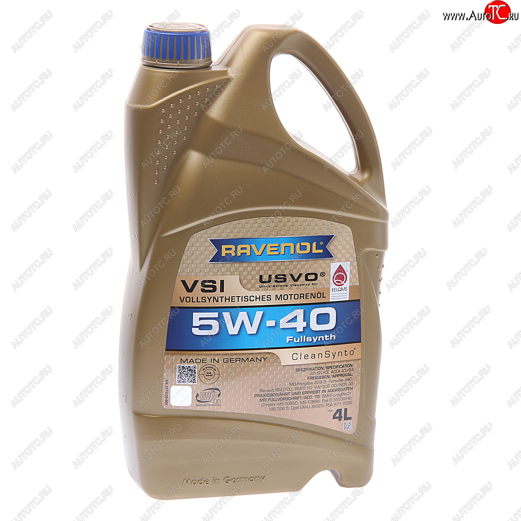 8 349 р. Масло моторное VSI 5W40 синт.4л RAVENOL RAVENOL 1111130-004  с доставкой в г. Майкоп