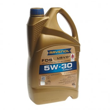 8 649 р. Масло моторное FDS 5W30 синт.4л RAVENOL RAVENOL 1111139-004  с доставкой в г. Майкоп. Увеличить фотографию 1