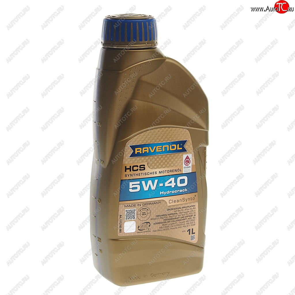 1 499 р. Масло моторное HCS 5W40 синт.1л RAVENOL RAVENOL 1112105-001  с доставкой в г. Майкоп