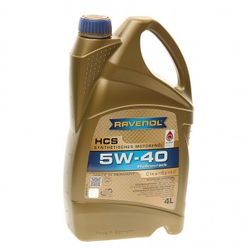 5 399 р. Масло моторное HCS 5W40 синт.4л RAVENOL RAVENOL 1112105-004  с доставкой в г. Майкоп. Увеличить фотографию 1