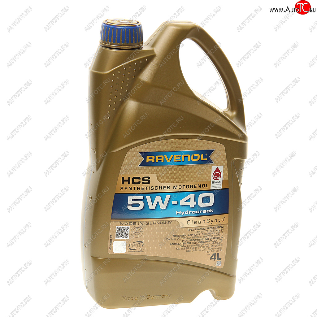 5 399 р. Масло моторное HCS 5W40 синт.4л RAVENOL RAVENOL 1112105-004  с доставкой в г. Майкоп