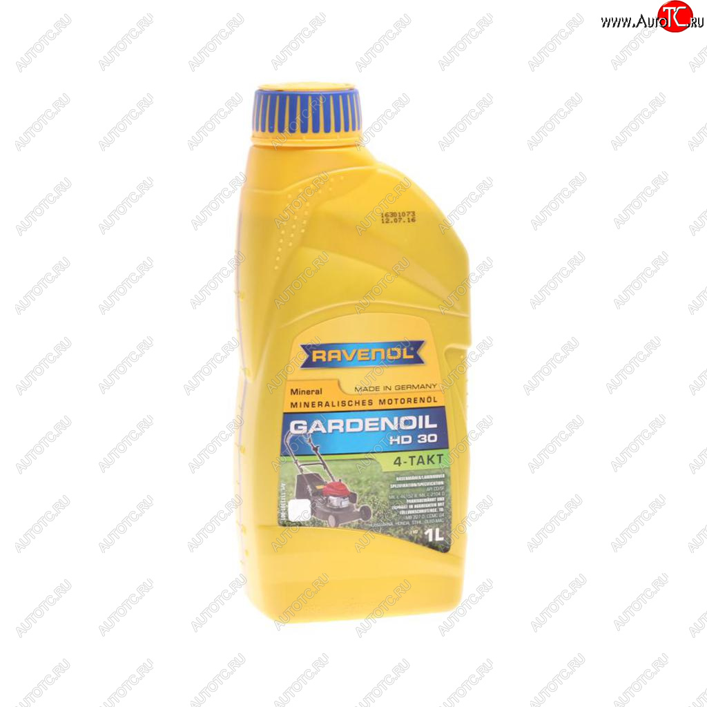 1 399 р. Масло моторное для 4-х тактных двигателей Gardenoil HD 30 30W мин.1л RAVENOL RAVENOL 1113301-001  с доставкой в г. Майкоп