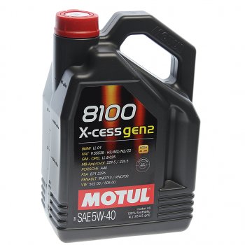 5 649 р. Масло моторное 8100 X-CESS GEN2 5W40 синт.4л MOTUL MOTUL 111858  с доставкой в г. Майкоп. Увеличить фотографию 1