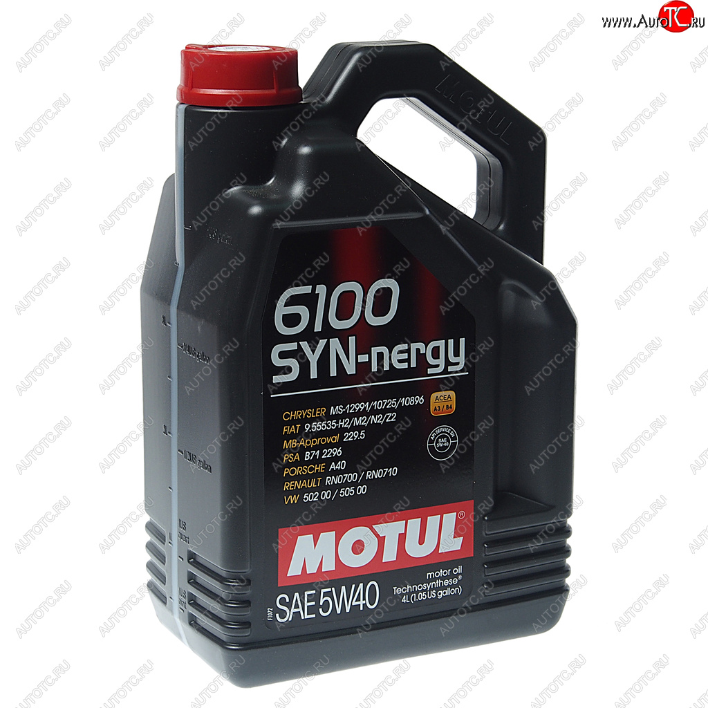 3 999 р. Масло моторное 6100 SYNERGIE 5W40 псинт.4л MOTUL MOTUL 111862  с доставкой в г. Майкоп
