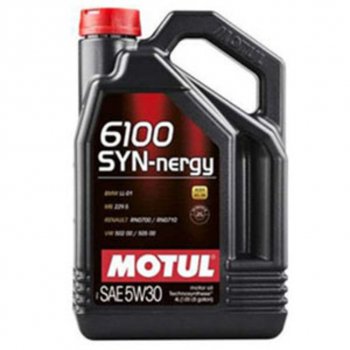 3 899 р. Масло моторное 6100 SYN-NERGIE 5W30 псинт.4л MOTUL MOTUL 112138  с доставкой в г. Майкоп. Увеличить фотографию 1