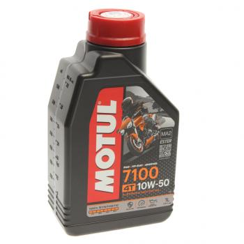 1 969 р. Масло моторное для 4-х тактных двигателей 7100 4T 10W50 синт.1л MOTUL MOTUL 112155  с доставкой в г. Майкоп. Увеличить фотографию 1