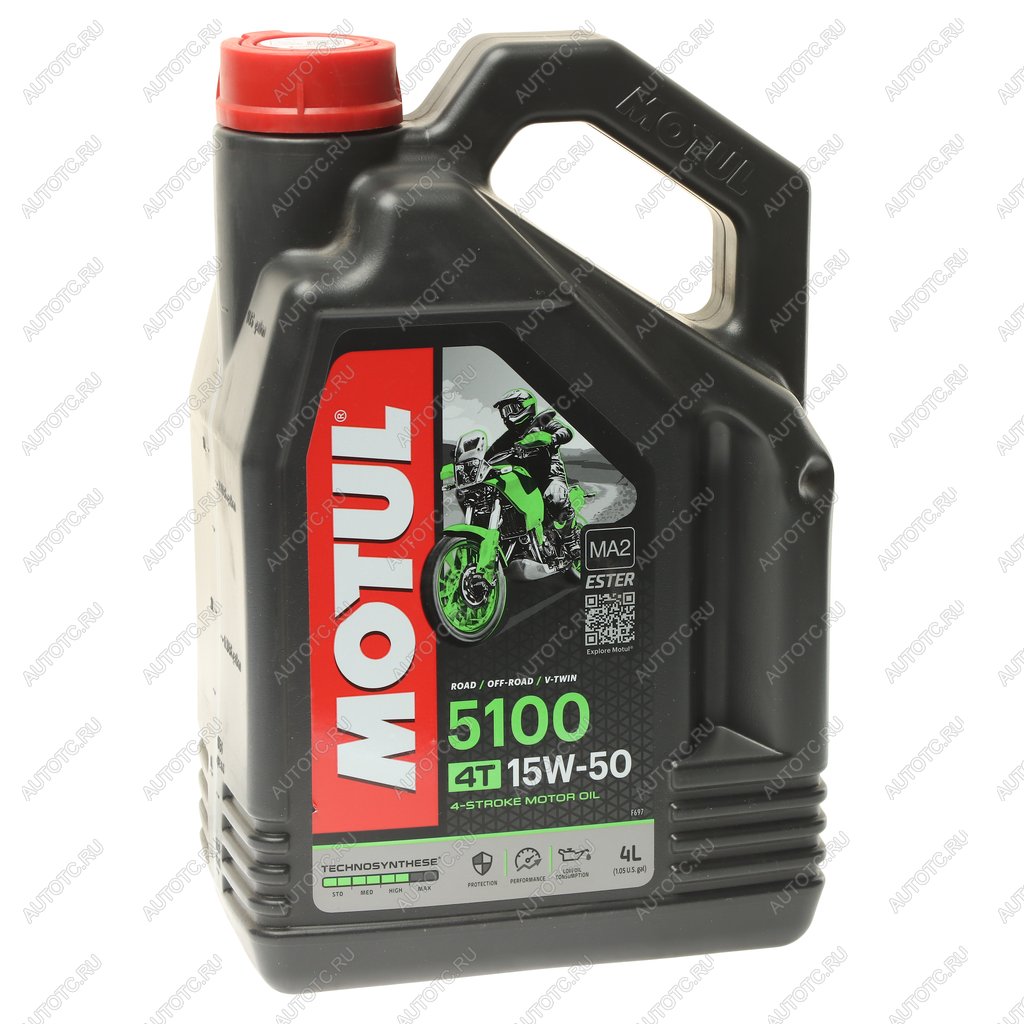 4 949 р. Масло моторное для 4-х тактных двигателей 5100 4T 15W50 синт.4л MOTUL MOTUL 112159  с доставкой в г. Майкоп
