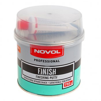 969 р. Шпатлевка доводочная FINISH 0.75кг NOVOL NOVOL 1122  с доставкой в г. Майкоп. Увеличить фотографию 1