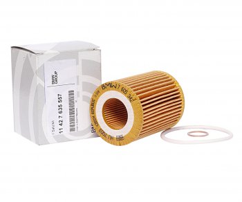 2 299 р. Фильтр масляный BMW 1 (F20,F21),3 (F30,F31,F34) (11-) (1.42.0) OE BMW 11427635557  с доставкой в г. Майкоп. Увеличить фотографию 1
