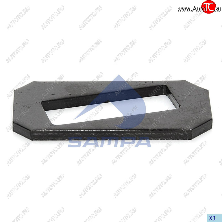 165 р. Пластина BPW полурессоры регулировочная SAMPA SAMPA 114.501  с доставкой в г. Майкоп