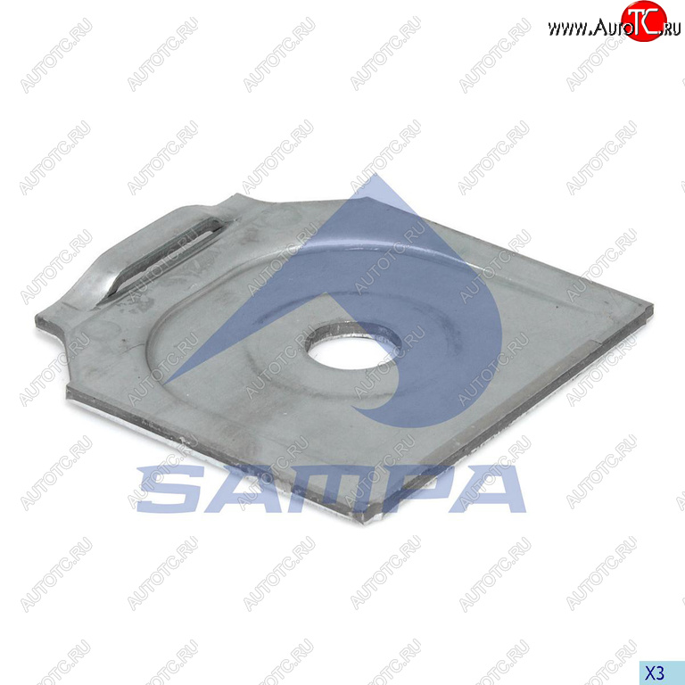 299 р. Пластина BPW рессоры (121x125x5) SAMPA SAMPA 114.503  с доставкой в г. Майкоп