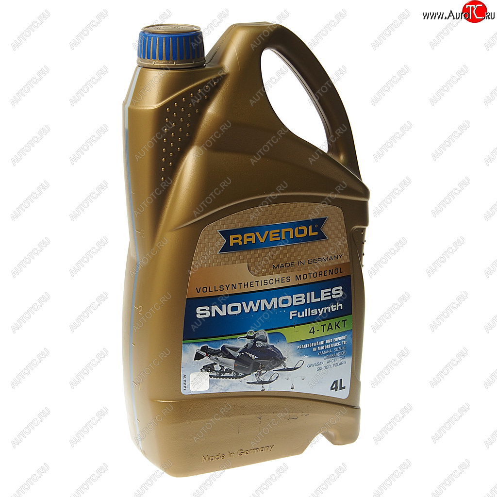 9 299 р. Масло моторное для 4-х тактных двигателей снегоходов 5W30 синт.4л RAVENOL RAVENOL 1151311-004  с доставкой в г. Майкоп