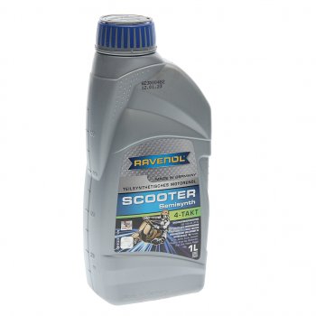 1 429 р. Масло моторное для 4-х тактных двигателей SCOOTER 4T псинт.1л RAVENOL RAVENOL 1152155-001  с доставкой в г. Майкоп. Увеличить фотографию 1