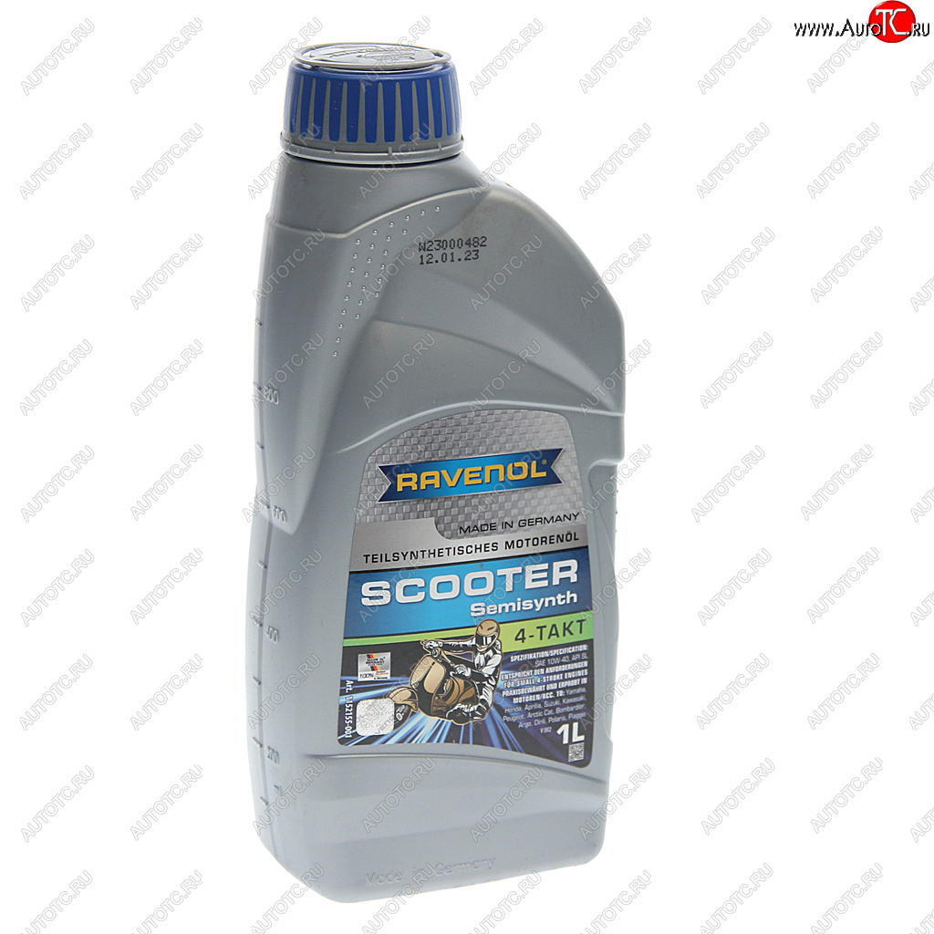 1 429 р. Масло моторное для 4-х тактных двигателей SCOOTER 4T псинт.1л RAVENOL RAVENOL 1152155-001  с доставкой в г. Майкоп