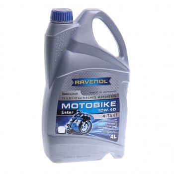 7 699 р. Масло моторное для 4-х тактных двигателей ESTER 4T 10W40 псинт.4л RAVENOL RAVENOL 1172112-004  с доставкой в г. Майкоп. Увеличить фотографию 1