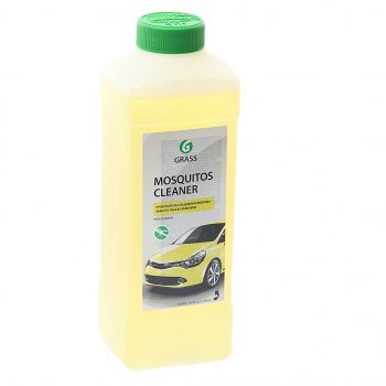 389 р. Очиститель следов насекомых 1л концентрат 1:5 Mosquitos Cleaner GRASS GRASS 118100  с доставкой в г. Майкоп. Увеличить фотографию 1