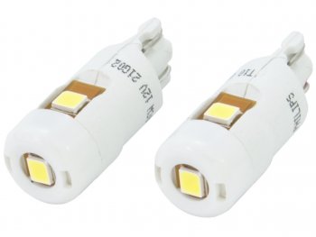 1 849 р. Лампа светодиодная 12V W5W T10W W2.1х9.5d 6000K 90Лм (2шт.) Led White Ultinon Pro6000 PHILIPS PHILIPS 11961cu60x2 PHILIPS 11961cu60x2  с доставкой в г. Майкоп. Увеличить фотографию 1