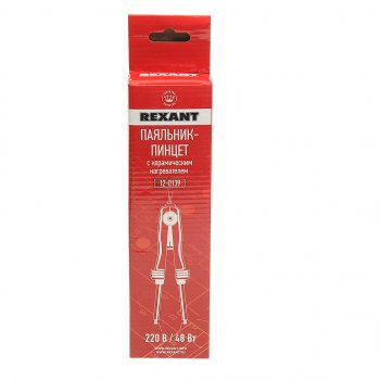 2 299 р. Паяльник 40Вт220В пинцет с керамическим нагревателем REXANT REXANT 12-0139  с доставкой в г. Майкоп. Увеличить фотографию 3