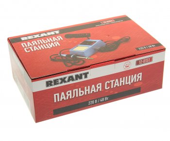 2 299 р. Станция паяльная аналоговая температура пайки 160-500град. 220В 48Вт REXANT REXANT 12-0151  с доставкой в г. Майкоп. Увеличить фотографию 4