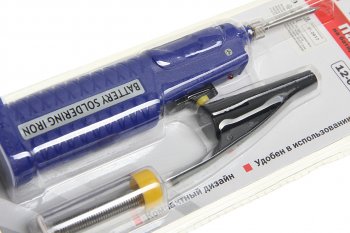 559 р. Паяльник 8Вт4.5В мини (питание от 3 батареек AA) REXANT REXANT 12-0181  с доставкой в г. Майкоп. Увеличить фотографию 2