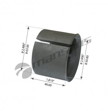 579 р. Втулка ROCKINGER петли дышла разрезная (50x60мм) MANSONS MANSONS 120.182  с доставкой в г. Майкоп. Увеличить фотографию 1