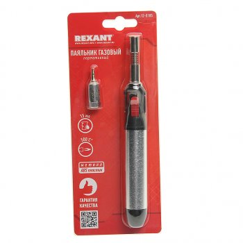 1 369 р. Паяльник газовый портативный 15мл REXANT REXANT 12-0185  с доставкой в г. Майкоп. Увеличить фотографию 3