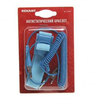 369 р. Браслет антистатический REXANT REXANT 12-0255  с доставкой в г. Майкоп. Увеличить фотографию 1