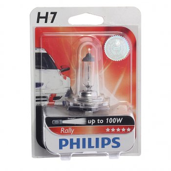 639 р. Лампа 12V H7 100W PX26d блистер (1шт.) Rally PHILIPS PHILIPS 12035rab1 PHILIPS 12035rab1  с доставкой в г. Майкоп. Увеличить фотографию 1