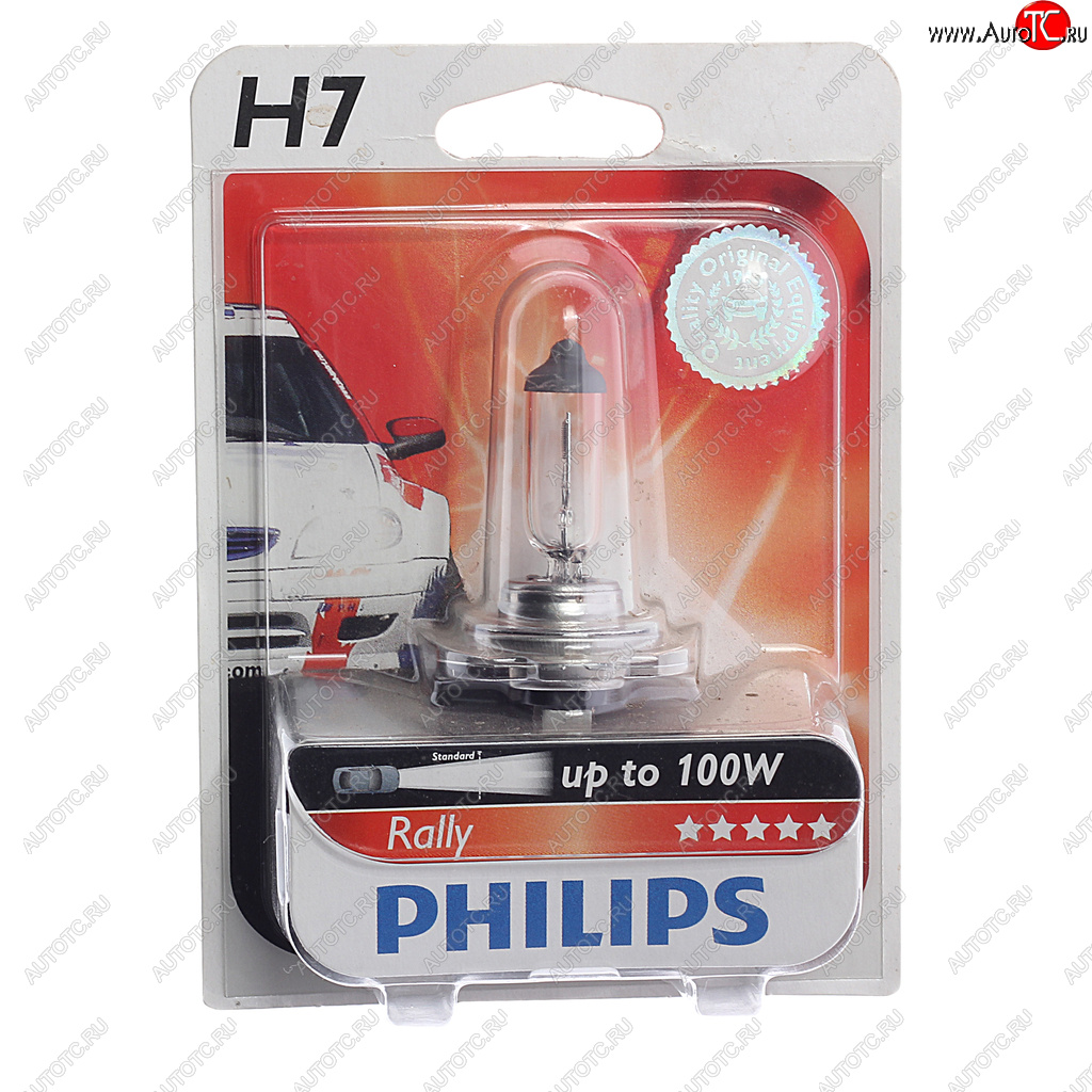639 р. Лампа 12V H7 100W PX26d блистер (1шт.) Rally PHILIPS PHILIPS 12035rab1 PHILIPS 12035rab1  с доставкой в г. Майкоп