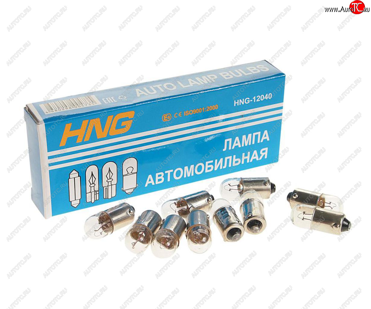 17 р. Лампа 12V T4W BA9s Long Life HNG HNG 12040  с доставкой в г. Майкоп
