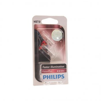 339 р. Лампа 12V W5W T10W W2.1x9.5d блистер (2шт.) PHILIPS PHILIPS 12040vpb2  с доставкой в г. Майкоп. Увеличить фотографию 1