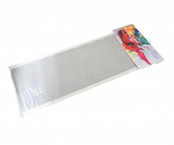 1 099 р. Решетка радиатора сетка (черная) 120х40см (ромб 8х16мм) GRILLE TUNING GRILLE TUNING 120х40 (ромб 8х16) black  с доставкой в г. Майкоп. Увеличить фотографию 1