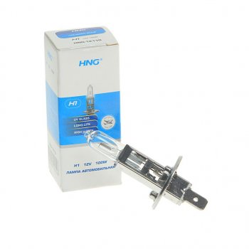 63 р. Лампа 12V H1 100W P14.5s Long Life HNG HNG 12110  с доставкой в г. Майкоп. Увеличить фотографию 1