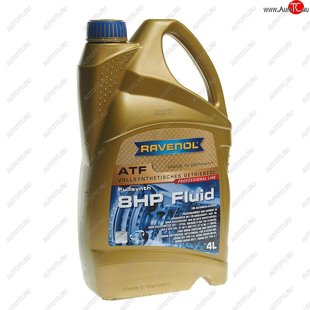 12 449 р. Масло трансмиссионное ATF для АКПП ZF 8HP Fluid синт.4л RAVENOL RAVENOL 1211124-004  с доставкой в г. Майкоп