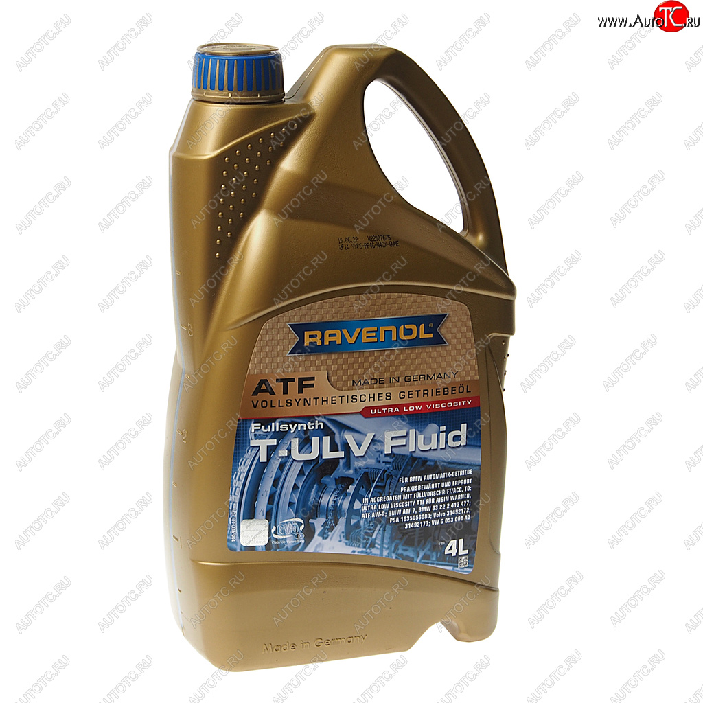 12 699 р. Масло трансмиссионное ATF T-ULV FLUID 4л RAVENOL RAVENOL 1211146-004  с доставкой в г. Майкоп