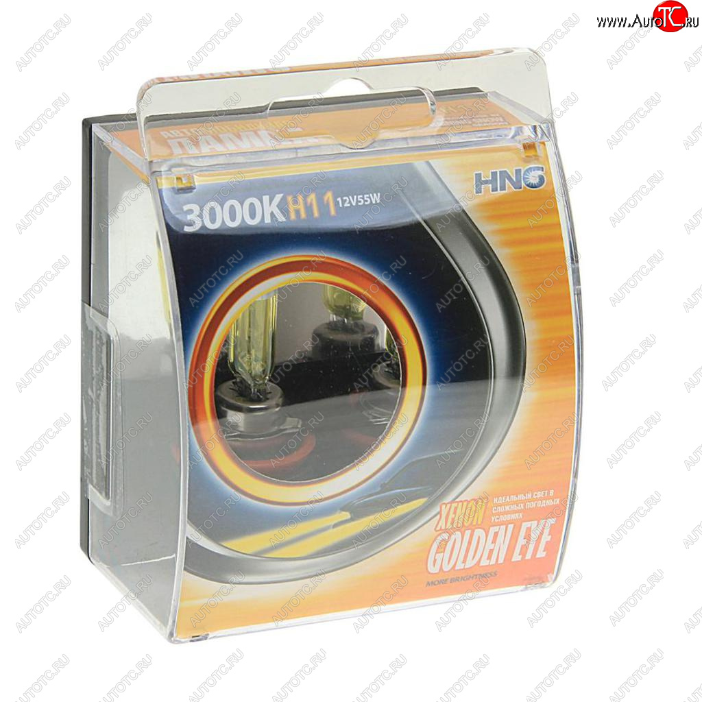 439 р. Лампа 12V H11 55W PGJ19-2 3000К бокс (2шт.) Golden Eye HNG HNG 12115ge2  с доставкой в г. Майкоп