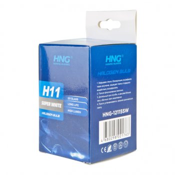 173 р. Лампа 12V H11 55W PGJ19-2 Super White HNG HNG 12115sw  с доставкой в г. Майкоп. Увеличить фотографию 6