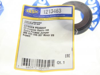 629 р. Сальник привода PEUGEOT 307 (06-) правого внутренний SASIC SASIC 1213463  с доставкой в г. Майкоп. Увеличить фотографию 3