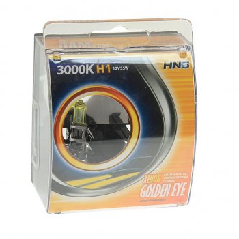 204 р. Лампа 12V H1 55W P14.5s 3000К бокс (2шт.) Golden Eye HNG HNG 12155ge2  с доставкой в г. Майкоп. Увеличить фотографию 1
