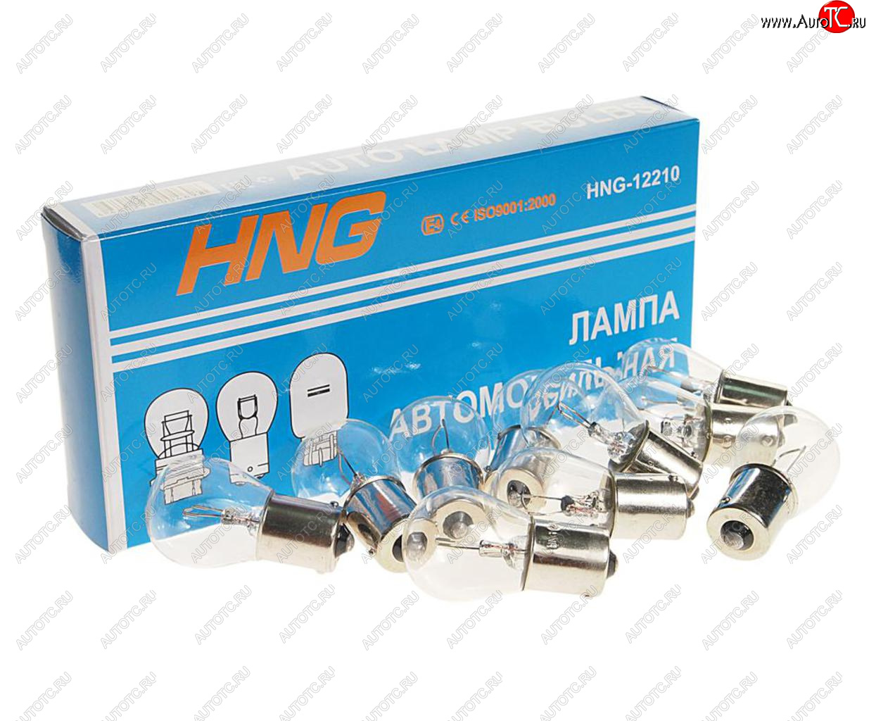23 р. Лампа 12V P21W BA15s Long Life HNG HNG 12210  с доставкой в г. Майкоп
