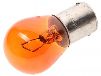 23 р. Лампа 12V PY21W BA15s желтая Amber HNG HNG 12211  с доставкой в г. Майкоп. Увеличить фотографию 1