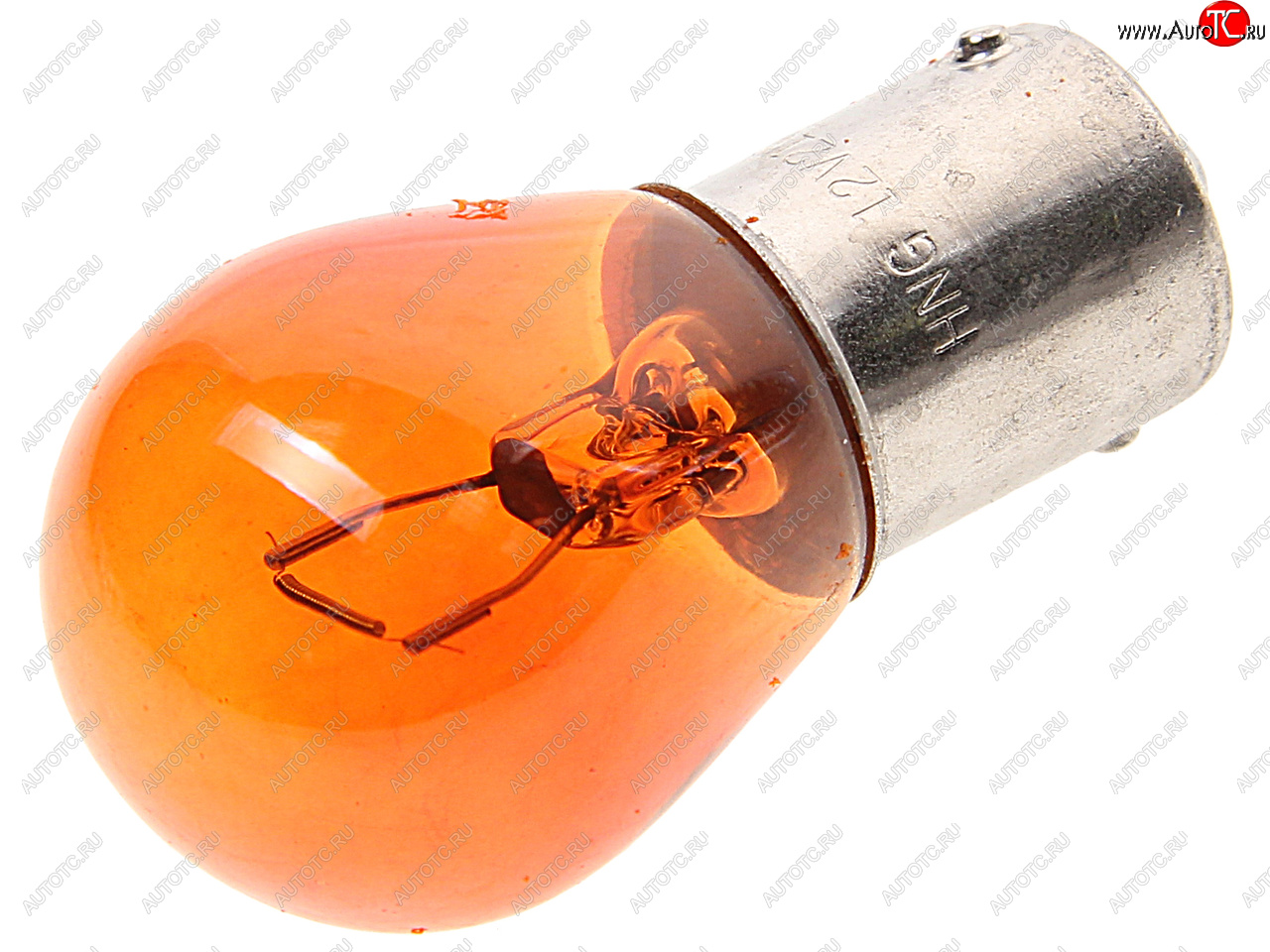23 р. Лампа 12V PY21W BA15s желтая Amber HNG HNG 12211  с доставкой в г. Майкоп
